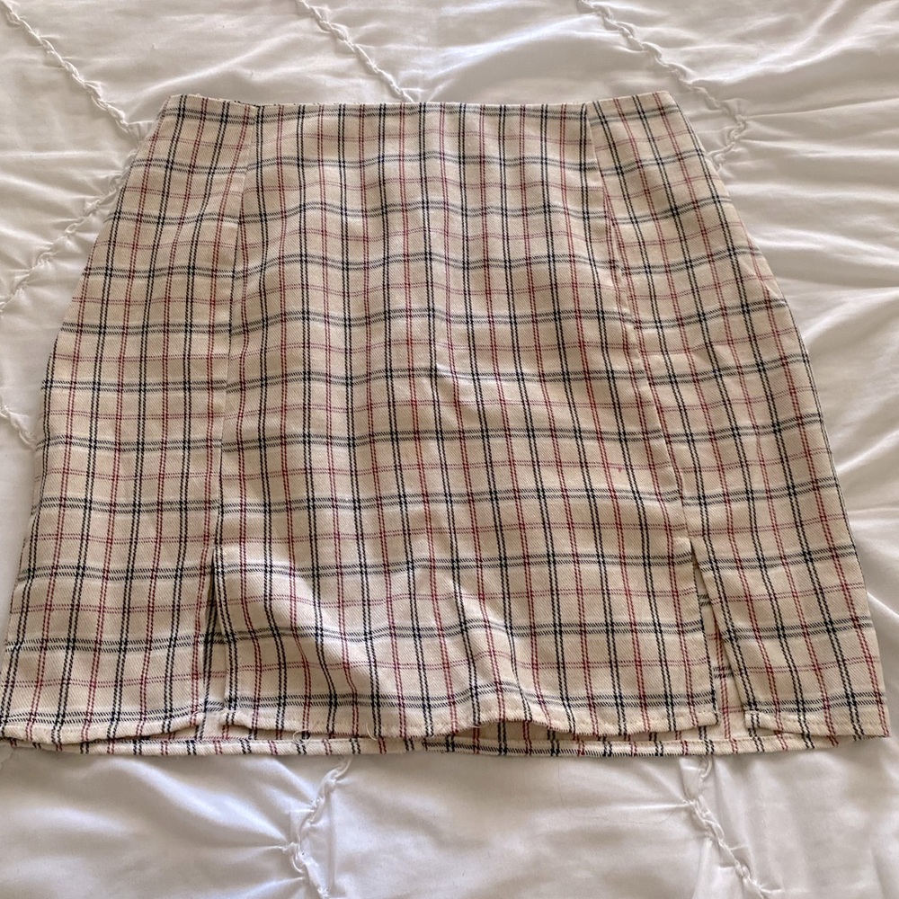 Plaid skirt